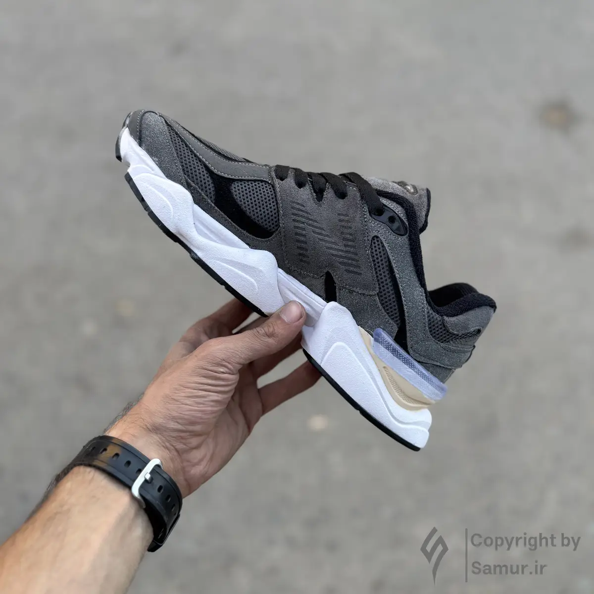 گالری تصاویر کتونی نیوبالانس 9060 طوسی تیره